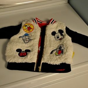 NWT Disney Mickey Junior 2T Jacket and shirt